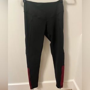 Zella Black Red Leggings